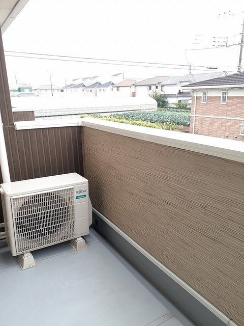 アンソレイユＢ棟のバルコニー