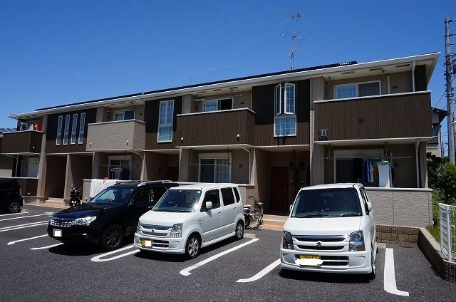 アンソレイユＢ棟の外観