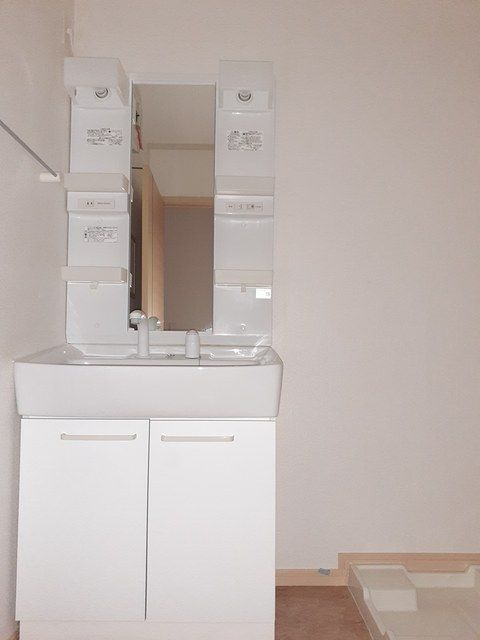 アンソレイユＢ棟の洗面所