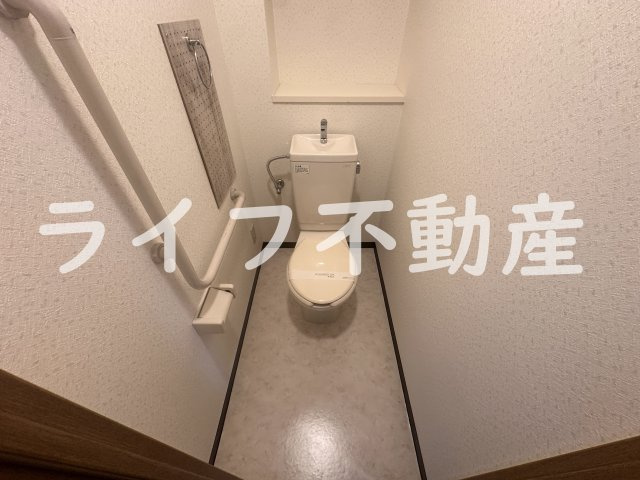 レシェンテオクノのトイレ|ゆったりとした空間のトイレです