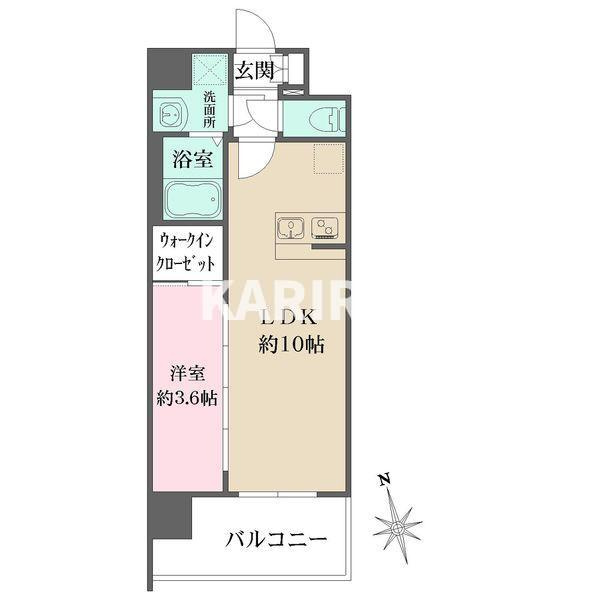 リヴェント玉造の間取り