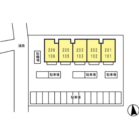 アイリス・ガーデン・コートの区画図