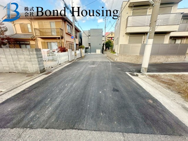 JR垂水駅徒歩圏内　山手3丁目　新築限定1棟の前面道路含む現地写真