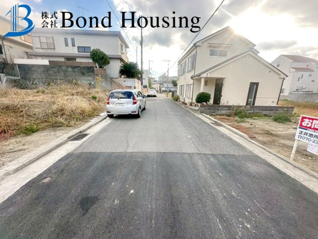 JR垂水駅徒歩圏内　山手3丁目　新築限定1棟の前面道路含む現地写真