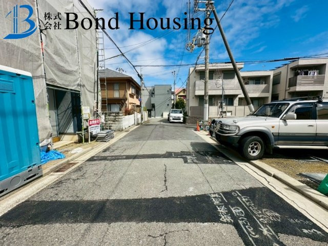 JR垂水駅徒歩圏内　山手3丁目　新築限定1棟の前面道路含む現地写真