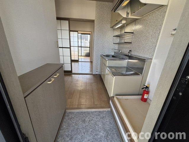 グレース　A棟の玄関