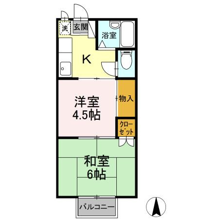 グレース　A棟の間取り