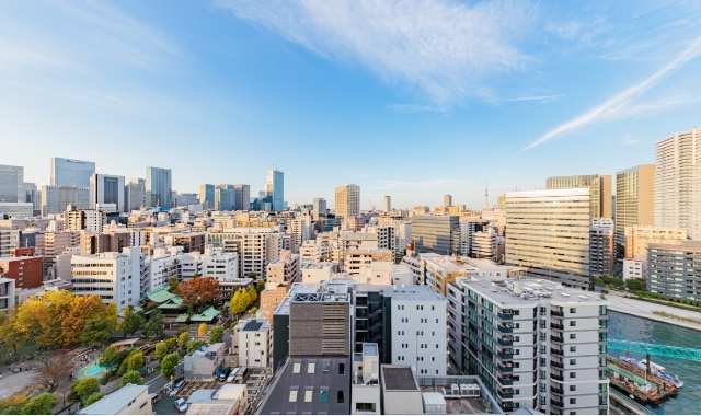 バルコニーからの眺望