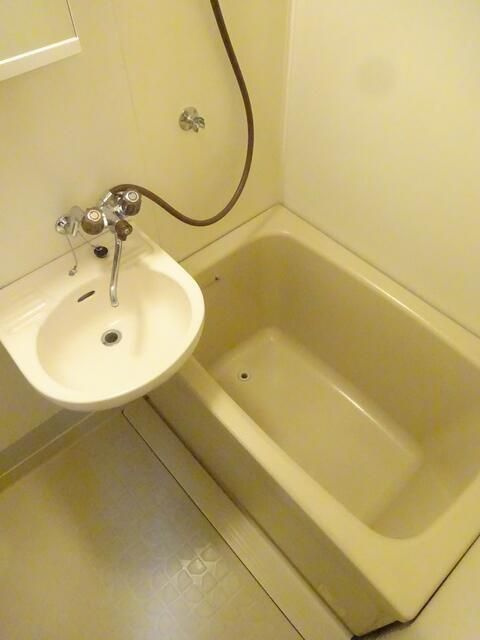 ドミールベルチェリーの浴室