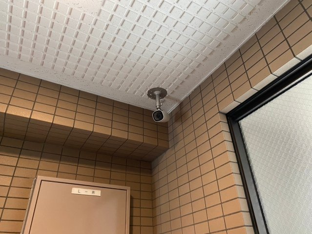 アピエス瀬戸末広町の防犯設備|防犯カメラが設置してあるので、セキュリティもしっかりしています！