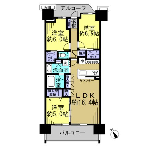 プラウド大府の間取り|別部屋のお写真となります。