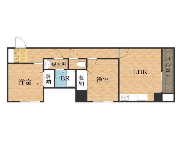 メゾンド中山の間取り