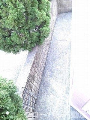 グリーンハイツＢのバルコニー