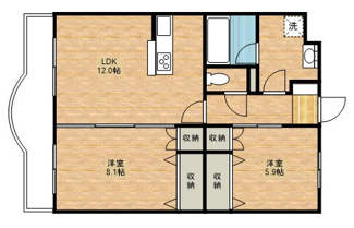 【間取り】 | フローラルコート