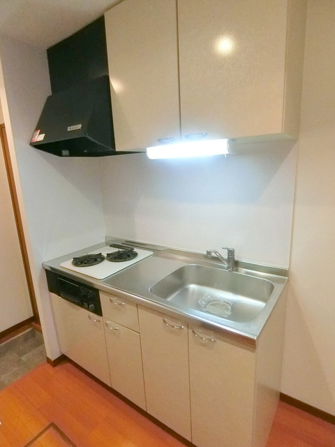 クレールメゾンのキッチン|★2口コンロ設置済★新しいキッチンに変わります。