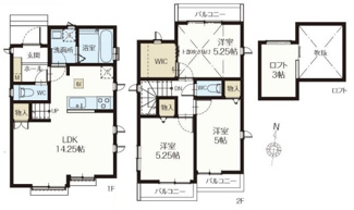 【間取り】 | 西東京市南町2丁目　全2棟　B号棟 | 西東京市南町2丁目　全2棟　B号棟