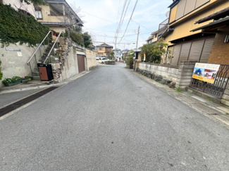 【前面道路含む現地写真】 | 宇治市天神台2丁目　売土地　建築条件付き