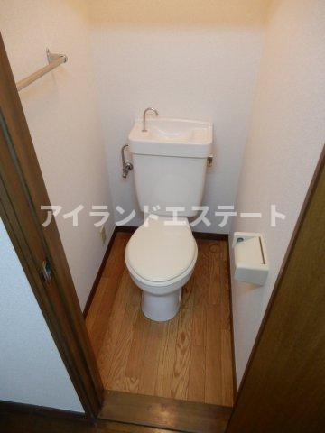 リブ駒沢　バストイレ別　浴室乾燥機　駅近のトイレ|※参考写真(別号室)