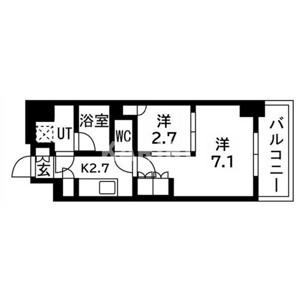 ウエリスアーバン守口の間取り