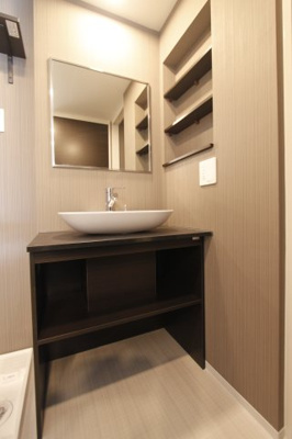 【独立洗面台】 | ヴィレッタ２ | 独立洗面台、朝の身支度には欠かせません