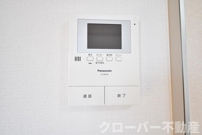 サニーコーポ C棟のセキュリティ|モニタ付インターホン