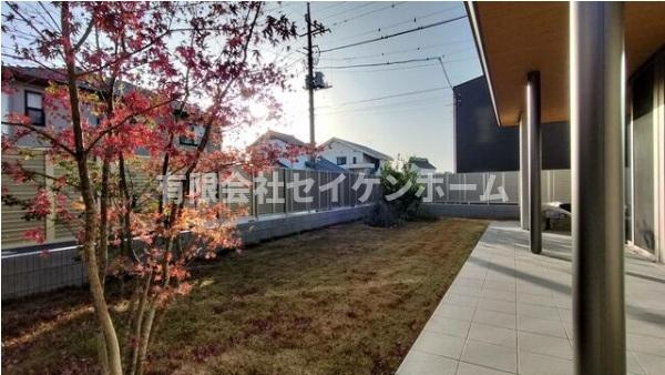 高崎市山田町　中古住宅（積水ハウス施工）の庭