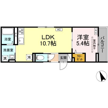 D Paina 菅北浦の間取り