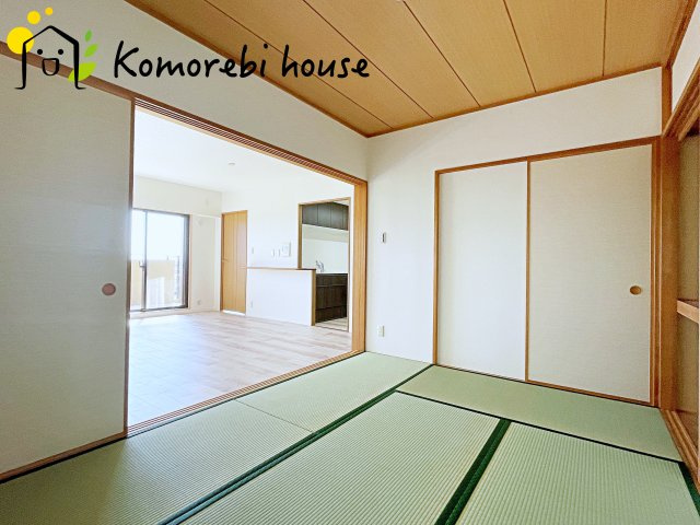 ルネ・グランテラスの和室|フローリングだけでなく、和室もあります