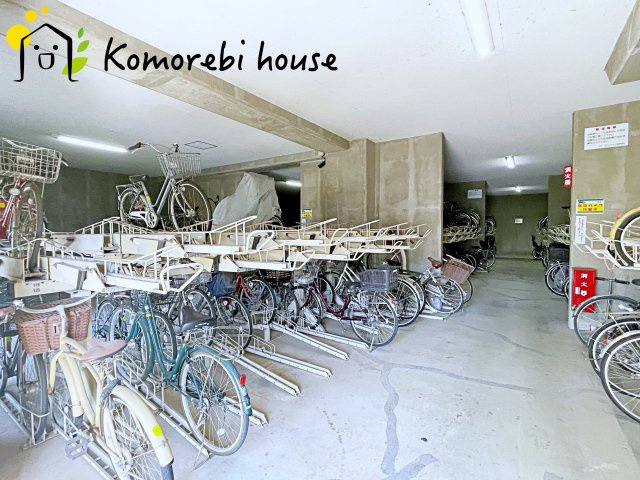 ルネ・グランテラスの駐輪場|駐輪場です