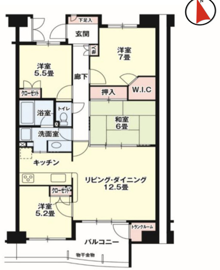 【間取り】 | ルネ・グランテラス　中古マンション