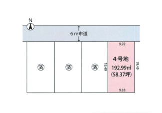 【区画図】 | 七日市　全４区画