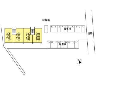 タウンリバティの区画図