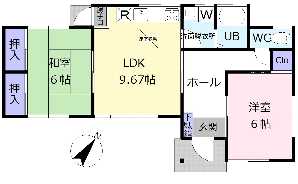 比企郡小川町大字増尾 中古戸建の間取り