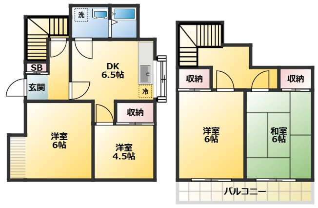 【間取り】 | 毛呂山戸建てA