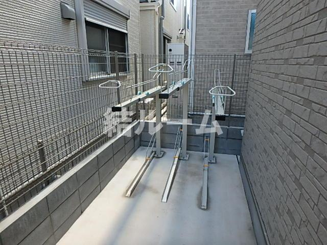 板橋区相生町のアパートの駐車場