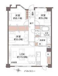 ミオカステーロ大宮の間取り