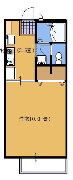 サンライフ京田の間取り