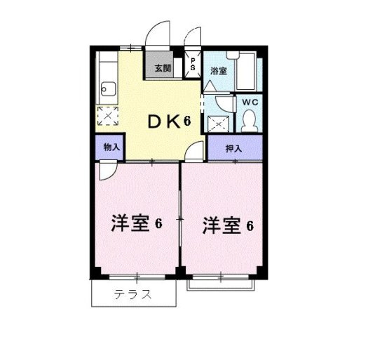 エルディム大本の間取り