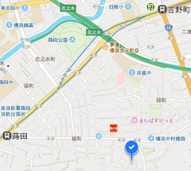 ヴィラ・パルケの地図