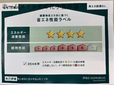 【外観】 | レヴメゾン神山四番館 | 省エネ性能ラベル