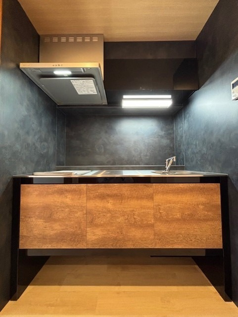 レジディア池尻大橋　独立洗面台　追い焚き　オートロックのキッチン