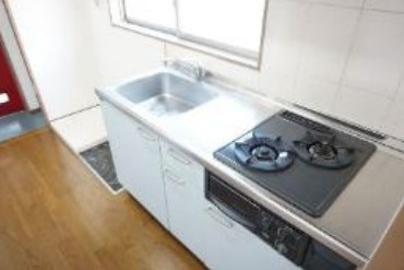 稲城市百村の賃貸マンションのキッチン