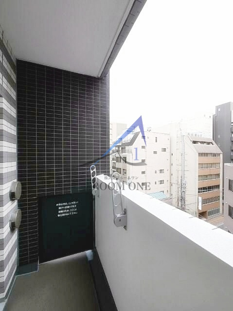 ＰＲＥＭＩＵＭ　ＣＵＢＥ　上野のバルコニー|バルコニーです。