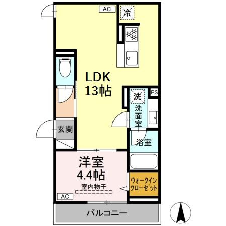 D Paina 中野島Ⅱの間取り