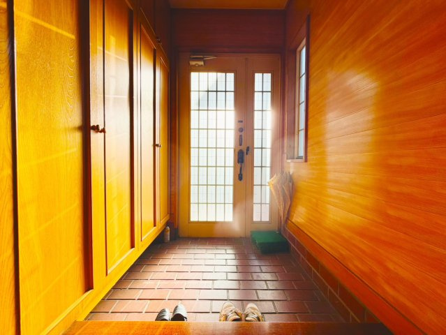 古家有　館林市大街道中古住宅の玄関