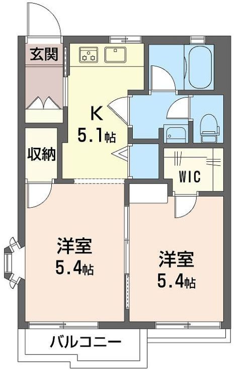 アイカワコーポラスの間取り