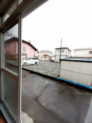 【バルコニー】 | ウッディハイツ | 広々としたバルコニーです