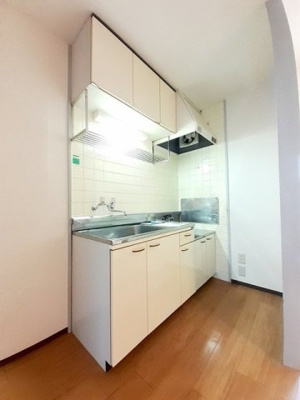 【キッチン】 | ウッディハイツ | きれいなキッチンです