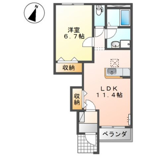 【間取り】 | ＬＥ　ＭＩＲＡＧＥ（レ　ミラージ）