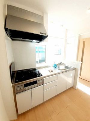 【キッチン】 | グリーンハイツ | お料理しやすいキッチンです